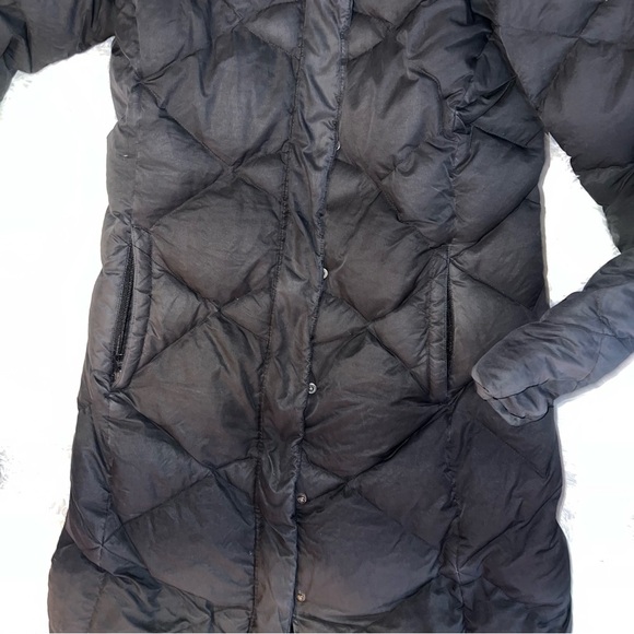 The North Face Dark Gray / Black 550 Down Full Length Winter Coat size Smalll - Picture 6 of 8